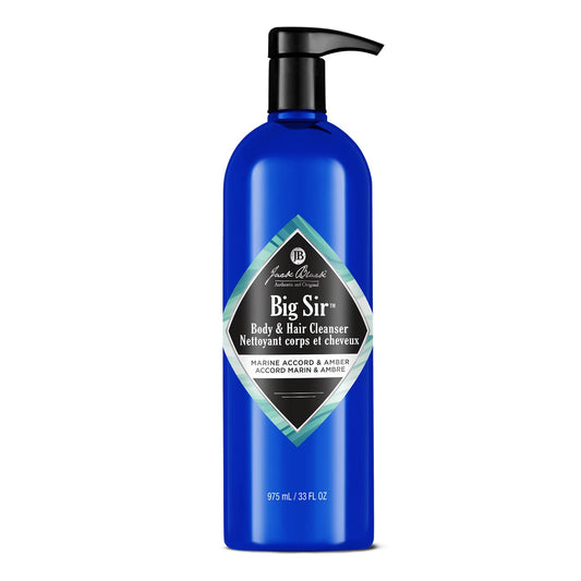 Big Sir Hair & Body Cleanser, Men’S Body Wash, Shampoo Wash, Dual-Purpose Men’S Cleanser, Wash Away Dirt & Sweat