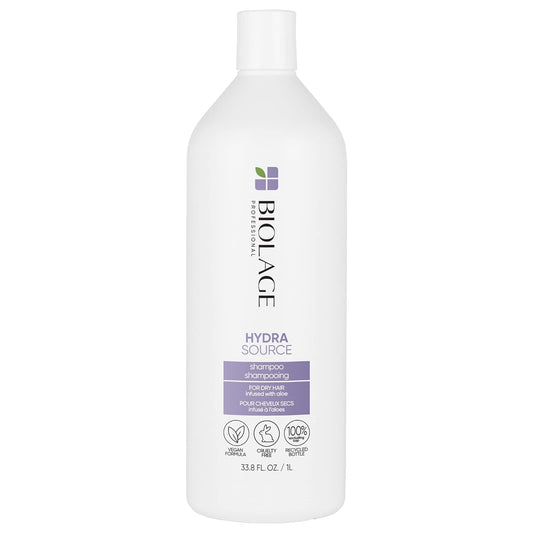 Hydra Source Shampoo | Hydrates & Moisturizes Dry Hair | Helps Repair Split Ends | for Dry Hair | Salon Shampoo | Weightless, Soft Finish | Vegan | Paraben & Cruelty-Free