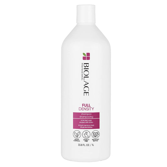 Full Density Thickening Shampoo | for Fuller & Thicker Hair | with Biotin | for Thin & Fine Hair | Paraben & Silicone Free | Vegan