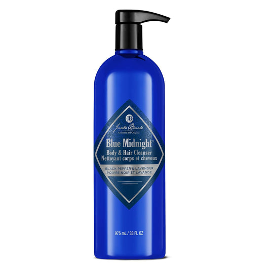 Blue Midnight Hair & Body Cleanser, Men’S Body Wash, Shampoo Wash, Dual-Purpose Men’S Cleanser, Wash Away Dirt & Sweat